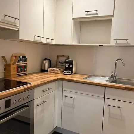 Apartment Bran: Design - Kueche, Parken ,netflix *